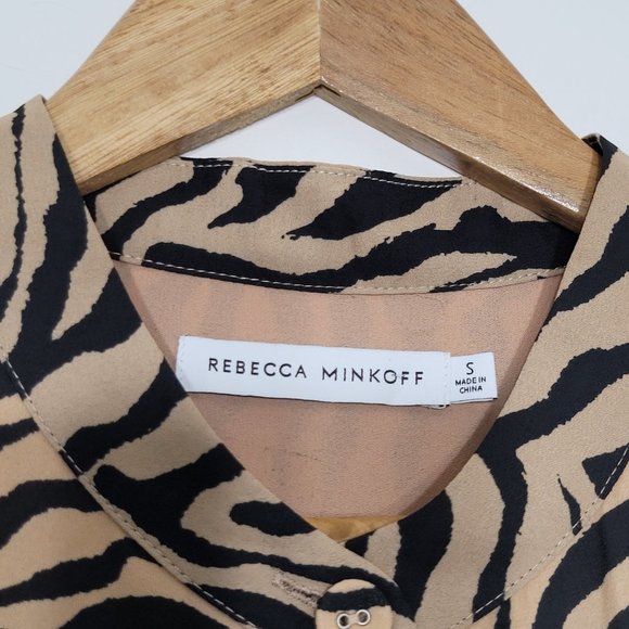 Rebecca Minkoff Zebra Print Mini Dress - Picture 3 of 15